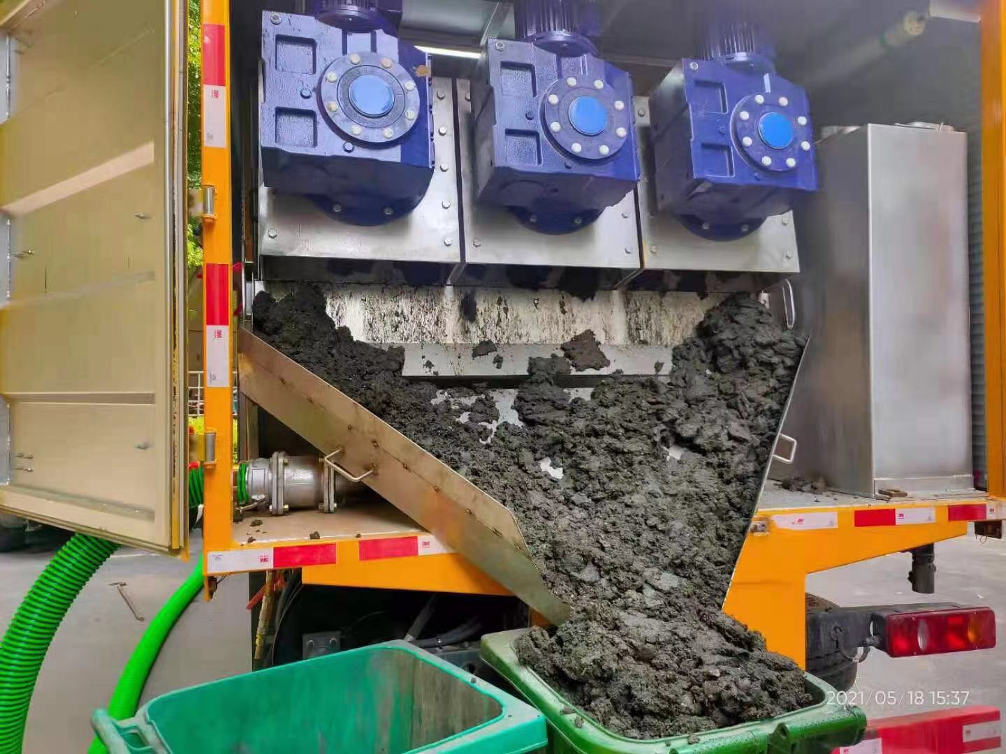 江阴化粪池清掏城市维护站-泥浆净化干湿分离处理